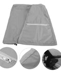 Heavy Duty Water Table Cover For Sand And Water Tables Weatherproof Dust Prevention For Garden Backyard And Patio Keeps Play Area Dry And Protected From Wind Easy On Easy Off Kid Friendly with zipper detail