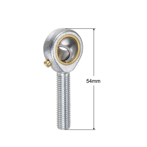 5/16 Inch Male Rod End Bearing Set With Jam Nut 2 Pack Left And Right Hand Thread 5/16-24 For Smooth Motion In Mechanical Linkages And Steering Arms Constructed From 45 Steel For Rugged Durable Performance, 54mm