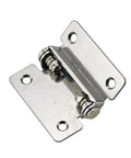 Cabinet hinge with springs, free-stop, 180-degree fold, 304 stainless steel