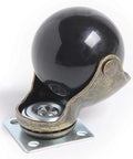Four Pack Vintage Bronze Swivel Caster Wheels 2 Inch Replacement Furniture Casters Roll Smooth with Sturdy Brake Lock 360 Degree Rotating.