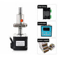High Torque 17 Stepper Motor 40N Cm With 150 Or 250Mm Ball Screw For Cool 3D Printers And Smooth Motion Systems At Great Value with controller.