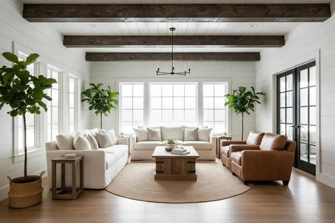 Aged Barrel Reactive Water Based Wood Stain Yields Hella Authentic Vintage Depth Smooth As Glass Perfect For Rustic Builds That Hit Different Dead Nuts Pro Grade Tannin Reacting Formula Works Flawless On Indoor Or Outdoor Surfaces on wooden coffee table in bright living room.
