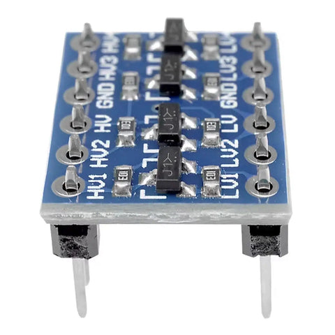 Five Pack Four Channel I2C Level Converter Module Bi Directional Logic Level Shifter 5V To 3V3 For Arduino Raspberry Pi ESP8266 ESP32 Makers And Hobbyists Presoldered Compact Adapter Board