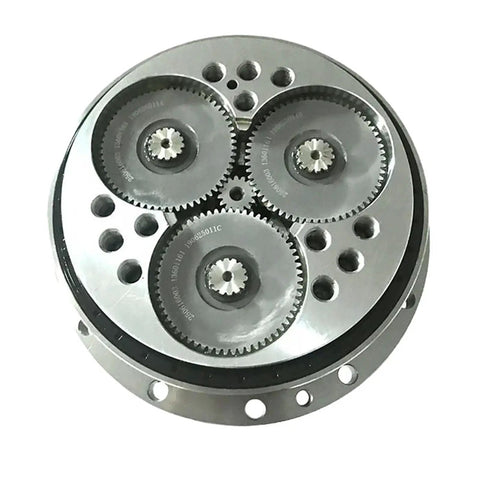 Heavy Duty Rock Solid Robotics Cycloidal Pin Wheel Reducer Gearbox with visible gears and mounting holes for precision motion control.