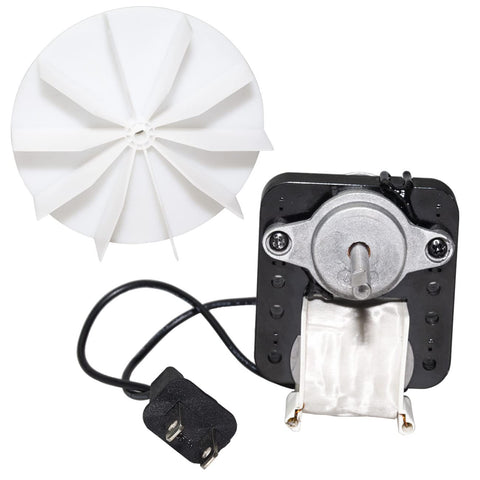 Bathroom Vent Exhaust Fan Motor Replacement Kit 50 CFM 120V With Blower Wheel, DIY Friendly, Easy Install For Nutone Broan And Similar Units
