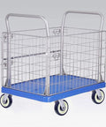 Metal cart with Heavy Duty Shopping Cart Wheels 5 By One And One Quarter Inch Bore Three Eighths Polyurethane Wheels