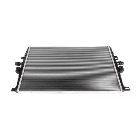 Heavy Duty Aluminum Battery Coolant Radiator Assembly Built Savage For Tesla Model 3 And Model Y 2020 To 2023 top view with fins