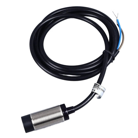 Two Pack 8mm Proximity Switch Sensor, 2 Wire Normally Open, Quick Response Inductive Proximity Sensor featuring durable ABS metal construction.
