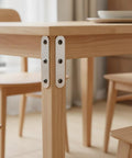 Sturdy L Shaped Corner Braces For Furniture 2x2 Inch Right Angle Brackets With Screws reinforcing table joints for stability