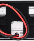 Back view of 12V LP Gas Alarm Propane Detector For Home And RV Use No Fuss Direct Wired Safety Monitor Model 20441PBL