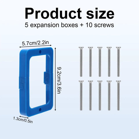 Half Inch Electrical Box Extenders For Single Gang Switches And Receptacles With Screws No Brainer Install For Universal Fit