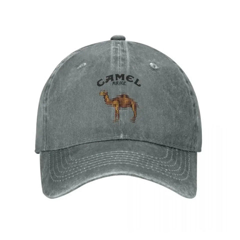 Unisex Distressed Washed Trucker Hat Light Gray Adjustable One Size Sun Protective Outdoor Cap For Running Golf Hiking All Season