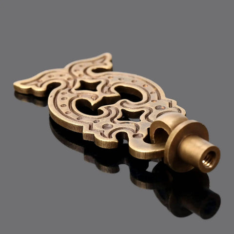 Antique Brass Cabinet Drawer Knob Handle For Furniture Decorative Door Hardware Easy Install Smooth Finish With A Retro Vibe