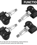 315MHz TPMS Sensor Set of 4 for Mitsubishi Outlander Lancer i-MiEV and Outlander Sport Tire Pressure Monitoring System Replacement Part 4250B975 Direct Fit OE Replacement