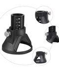 Premium 2 Piece Mini Electric Grinder Positioner Rotary Tool Grinding Locator Holder For Drills And Milling Cutters depth guide with markings
