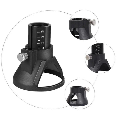Get These Hottest Mini Rotary Grinding Guide Locators In Black Plastic To Nail Horn Shaped Drill Bit Polishing Jobs With Total Precision And Durability Every Single Time Without Breaking A Sweat. Black plastic rotary tool guide for precise drill bit polishing.