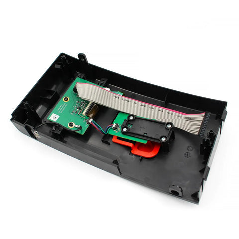 Heavy Duty Front Panel Assembly For Intermec PM42 Thermal Label Printer, 50124625 002, showing internal circuit board and connectors.