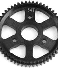 54T Hard Steel Spur Main Gear For One Tenth Scale RC Slash Stampede Rustler E Revo Jato Rally T Maxx Four By Four And Two Wheel Drive Upgraded CNC Machined Precision Gear Replacement
