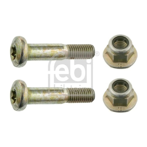 Front Ball Joint Screw Kit For Ford Models, One Pack, Silver Metallic Finish with nuts, German-Made Engineering