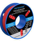 8 Gauge Silicone Wire Spool, 100 Ft Red Flexible 8 AWG Stranded Tinned Copper Wire For Electronics And Automotive Wiring