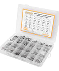 Stainless Steel Bolt Nut Washer Kit With Storage Box M2 M3 M4 M5 Assortment Set For DIY Projects Shockproof Durable Fasteners That Are Easy To Use And Keep Your Hardware Organized. 304 stainless steel fastener kit in compartment box