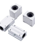 Pro Grade Linear Rolling Bearings Two Pack SCS20LUU SCS6UU SCS16LUU SCS20UU Ideal for CNC Parts and 3D Printer Upgrades High Precision Rock Solid Linear Guides for Precision Machine Tools, aluminum bearing blocks