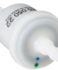 Close-up of the Engine Fuel Filter 51 Micron With 1/4 Inch Inner Diameter Fuel Line Universal Replacement For All Engines 25 050 22 S1