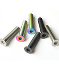 Bombproof Grade Five Titanium Alloy Bicycle Headset Top Cap Bolt M6x30 For Carbon Frame Bike Stem Upgrade with various screws