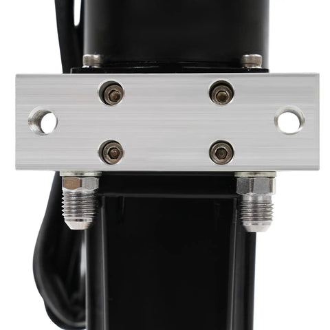 Close-up of aluminum bracket on Solid And Reliable Bidirectional Hydraulic Power Unit With 15MPa Gear Pump Motor Reservoir.