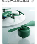 Portable Camping Fan With 8000mAh Battery And USB Rechargeable, Remote Control, Detachable Blades, Hanging Hook, Timer, Four Speeds, Ideal For Tent Use, Outdoor Trips And Dorm Rooms Green shown in close-up view.