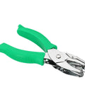 Green 3mm Round Hole Punch Handheld Paper Puncher with Soft Grip Non Slip Removable Handle for DIY Crafts Scrapbooks Tickets Cards
