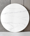 Built To Last Lazy Susan Turntable For Dining Table 360 Degree Rotating Round Marble Texture Dinner Plate Easy To Clean