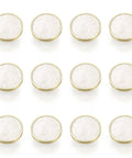 12 Pack White Cabinet Knobs For Kitchen Cabinets And Dresser Drawers Drawer Pulls Easy Install Durable Smooth Finish Premium Quality