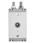 Fifteen Millimeter Aluminum Alloy Pneumatic Cylinder With 0 To 180 Degree Rotary Actuator, MSQB-10A Pneumatic Cylinder front view