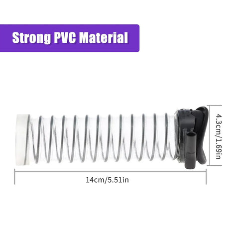 Internal Vacuum Hose Valve For DC41 DC55 ERP DC75 Pro Grade TPU with Built In Steel Wire showcasing strong PVC material