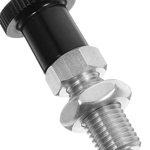 Bulletproof Stainless Steel Industrial Spring Plunger 2 Pack Featuring 4mm Pin And M6 Thread With Knurled Knob for positioning close-up.
