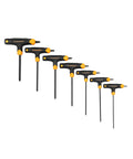 7 Piece T Handle Torx Key Set With Dual Material Grip For Easy Fastener Access In Tight Spots Short Or Long Arm Use Workhorse Pro Grade Handyman Tool Kit For Automotive And Home Projects
