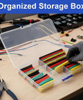 Pro Grade 164 Piece Heat Shrink Tubing Kit Eight Sizes For Auto Industrial And Home Wiring Color Coded Insulation