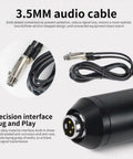 3.5MM audio cable from F998 Podcast Gear Bundle For TikTok And YouTube Vlogs Audio Interface And Soundboard BM800 Condenser Mic