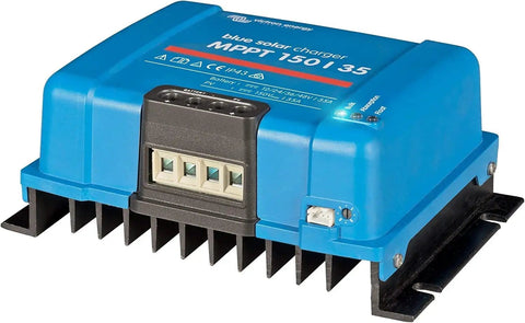 BlueSolar MPPT Solar Charge Controller For Panels And Batteries, 150V 35A, Supports 12 24 36 48V Systems, device front view