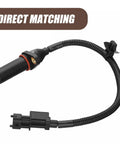 Crankshaft Position Sensor For Cars Rock Solid High Temperature Resistant Replacement OEM 39180-2B000 391802B000 Black Easy Install For Reliable Ignition Timing And Engine Performance, direct-fit sensor with wiring harness