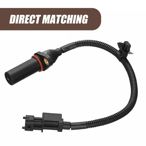 Crankshaft Position Sensor For Cars Rock Solid High Temperature Resistant Replacement OEM 39180-2B000 391802B000 Black Easy Install For Reliable Ignition Timing And Engine Performance, direct-fit sensor with wiring harness