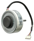 DC Brushless Air Conditioning Motor WZDK20-38G ZKFP-20-8-6 For Inverter Systems, silver motor with wires.