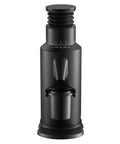 Dope Single Dose Electric Coffee Grinder Featuring 64Mm Titanium Flat Burrs And Stepless Adjustment To Nail Your Flavor Packed Espresso Routine In Sleek Black Finish, front view, low retention design.