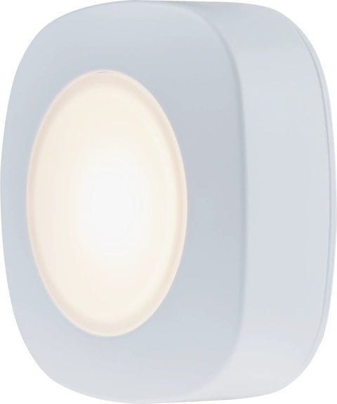 Tap On Off LED Light Stick-On Battery Powered Wireless Portable Light for Cabinets and Closets close-up view