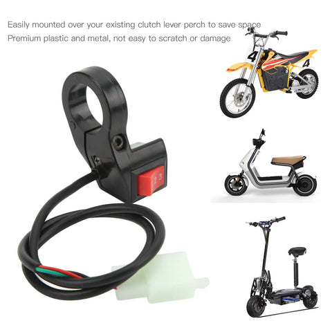 22mm Handlebar 3 Speed Control Switch For Electric Bikes ATVs And Offroad Motorcycles Durable Easy Fit Premium Switch For Street Dirt And Scooter Mods