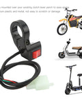 3 Speed Handlebar Control Switch for 22mm Grips Slim 5mm Thick Design for Electric Bikes Motorcycles Scooters and ATVs Easy Install