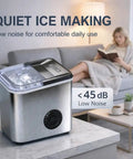 Keep The Party Chill With This Countertop Ice Maker Delivering Up To 38 Lbs Per Day, 9 Ice Cubes In 3.5 Minutes, Self Cleaning