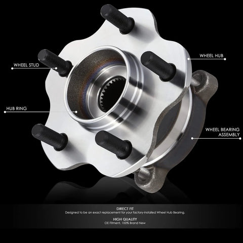 Rear Wheel Bearing Hub Assembly for Infiniti JX35 2013, QX60 2014 to 2019, Murano 2015 to 2019, Pathfinder 2013 to 2019 4WD