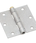 Built Like A Tank Removable Pin Broad Hinges 3.5 Inch 2 Pack Galvanized Cold Rolled Steel Five Knuckle Full Mortise Design